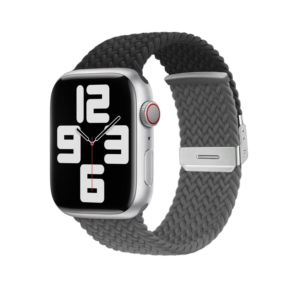 Плетеный ремешок Solo Loop для Apple Watch Band 44 мм, 40 мм, 45 мм, 41 мм, 42 мм, эластичный нейлоновый браслет Correa, iWatch Series 4 5 se 6 7 3 8