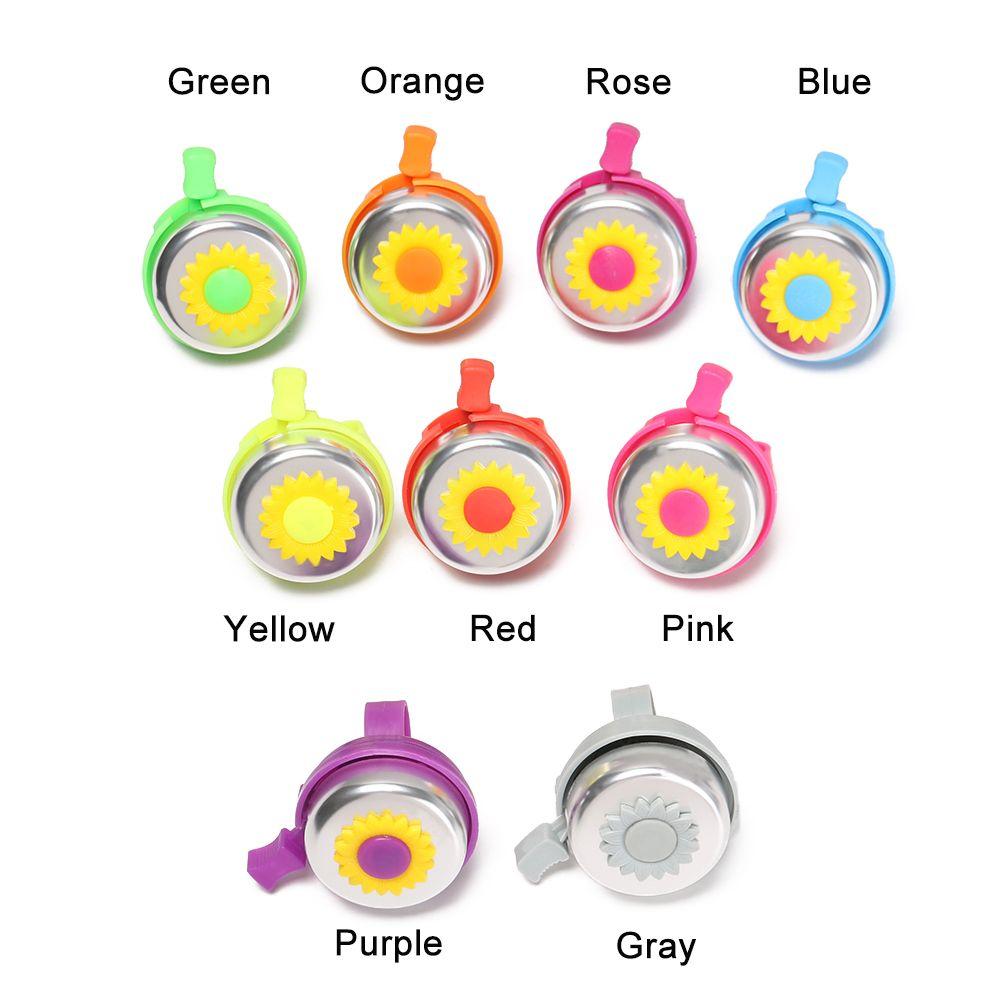 Flower Multi-color Horn Sound Alarm Safety Bike Bell Outdoor Protective Cycling Bicycle Handlebar