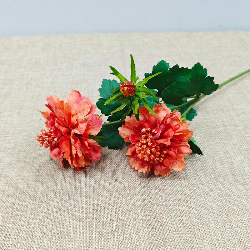 Wedding decoration peony flower fake flower props home, soft decoration simulation pink lotus
