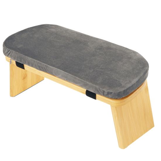 Деревянная скамья для медитации Эргономичный складной стул для медитации с подушкой Сверхпрочный Портативный Стул для медитации Сэйдза Молитва Йога Коленопреклоненный стул