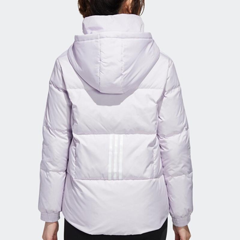 adidas Neo Hooded Warm Casual Down Jacket Men Outwear Light-Purple GJ8791