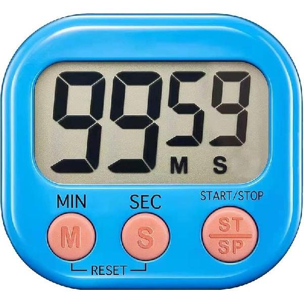 Digital Kitchen Timer for Cooking, Multi-Function Electronic Timer, Big Digits Loud Alarm Strong Magnetic Backing, Classroom Timers for Teachers