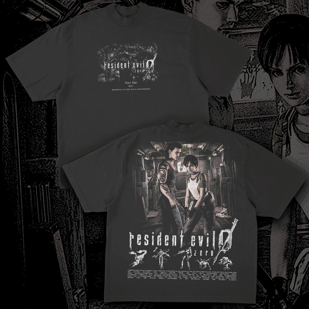 Ретро Стиль Классическая Тема Ужасов Игра Resident Evil Аксессуары Футболки Из 1990-х Унисекс Графический Принт Футболка Мужчины Женщины Топы