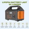 Gaiaray 500W 300W Portable Power Station Solar Generator LiFePO4 Charging Station Emergency Power Plant UPS for Outdoor Camping