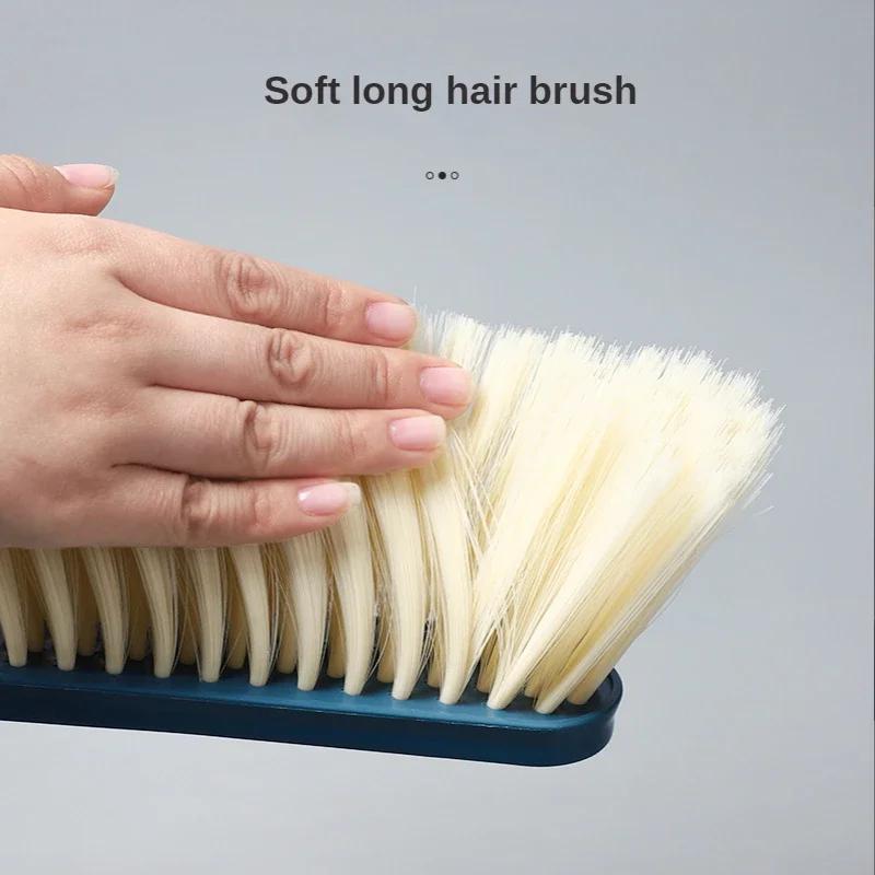 Бытовая щетка для подметания дивана, щетка для чистки ковров, длинная ручка, мягкая щетка, тряпка для пыли, инструмент для чистки постельного белья в спальне