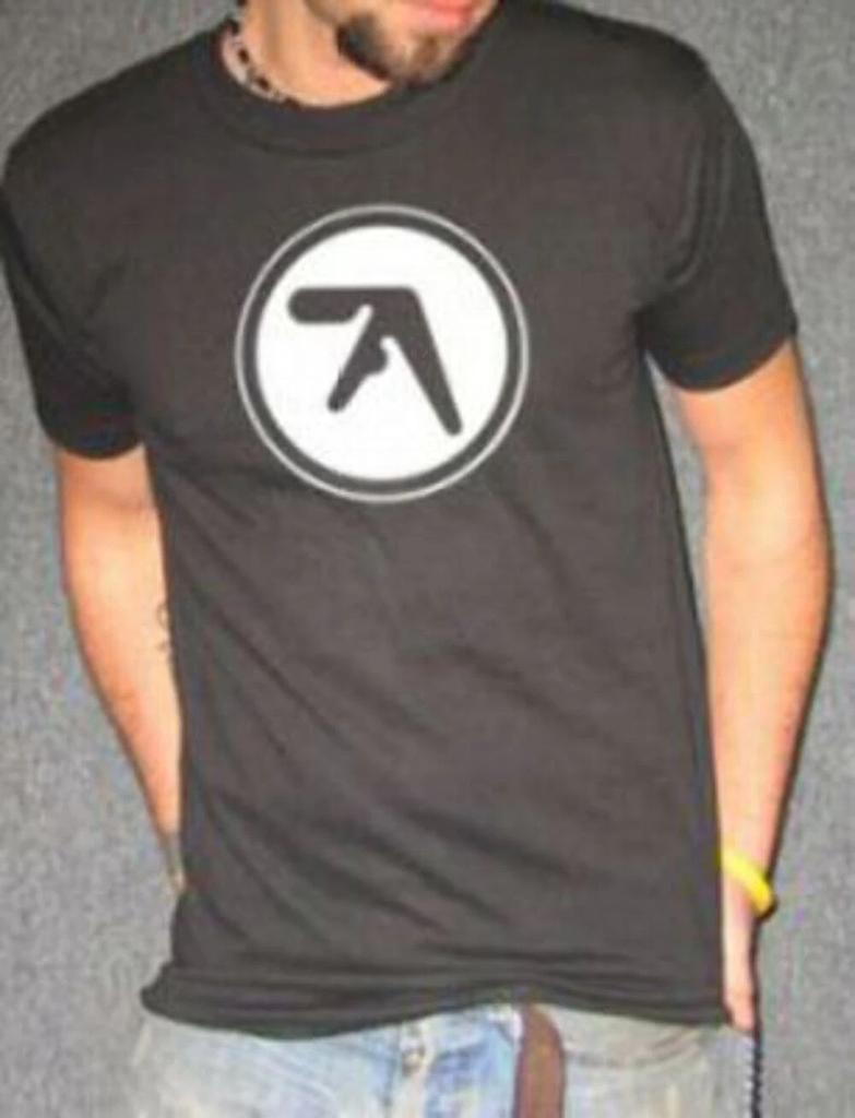 Логотип Aphex Twin Ричард Д. Футболка James Indie Electronic Music