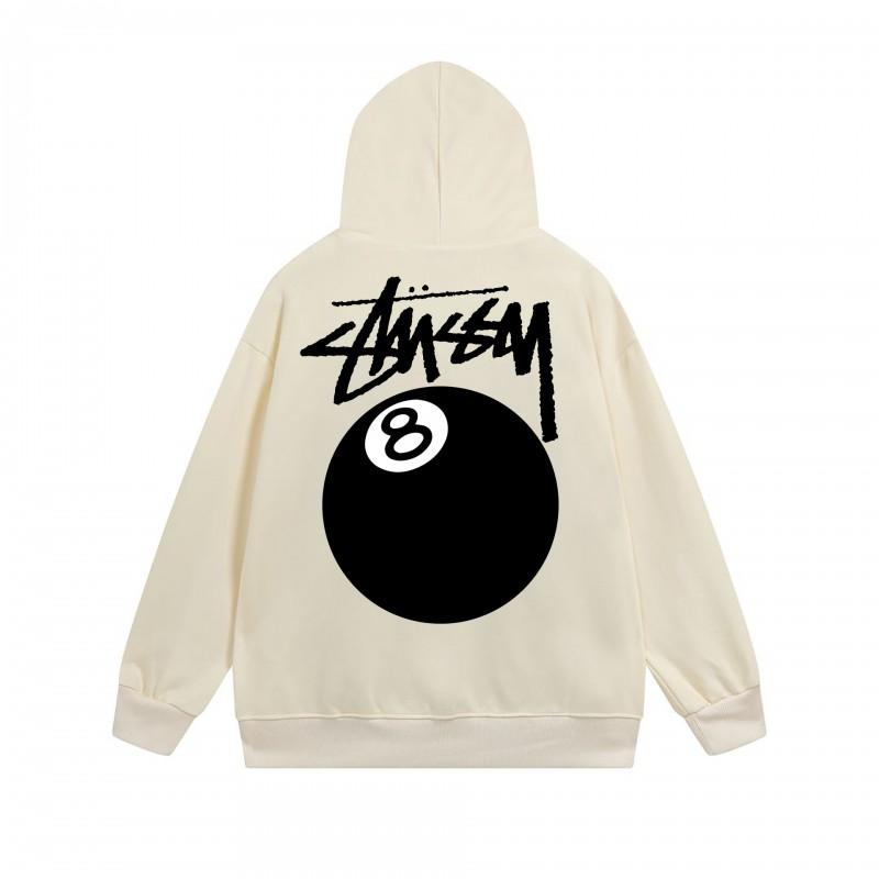 Mens Hooded Zip-Up Sweatshirt With Letter Print Loose Fit Cotton Pullover Winter Daily Wear