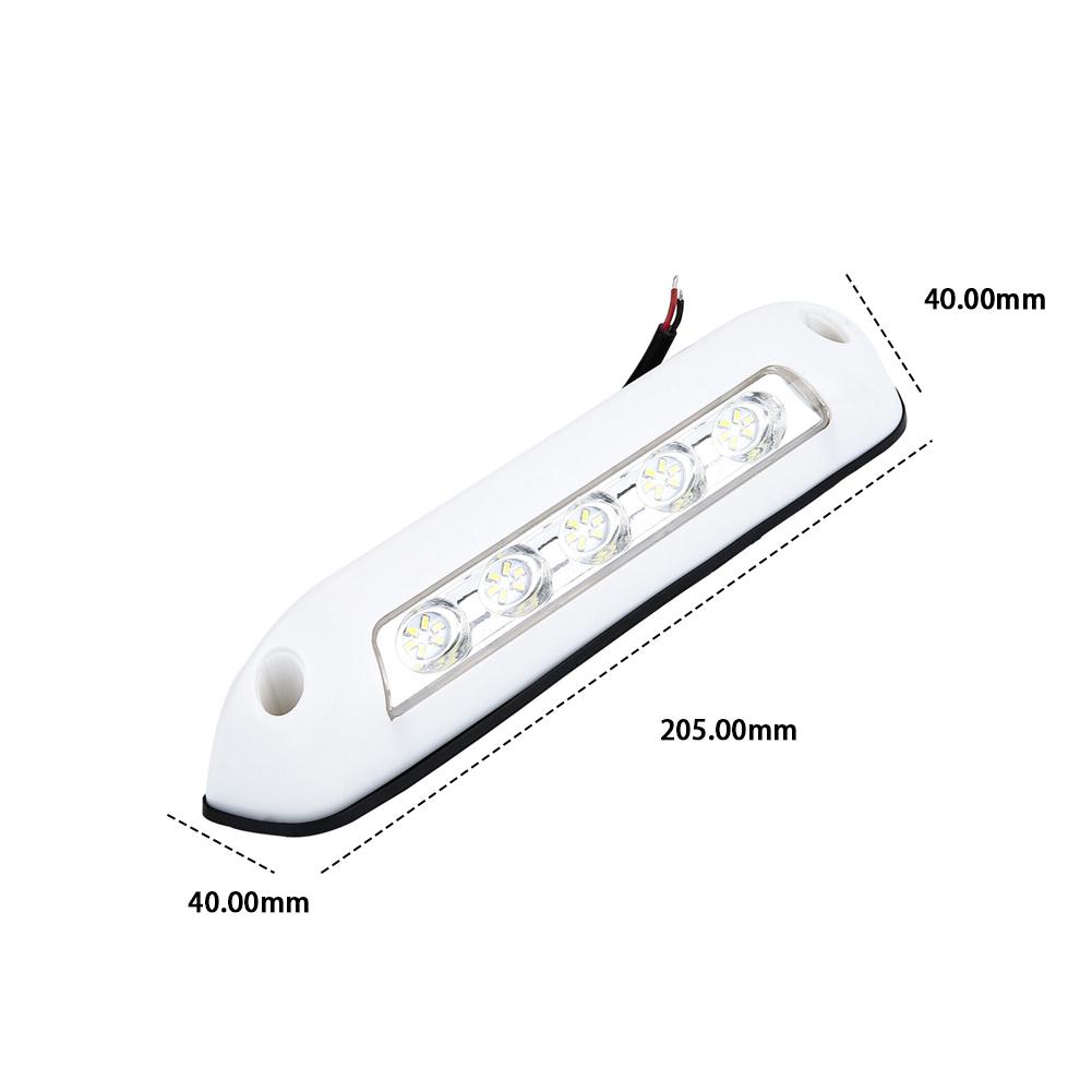 12V RV LED Awning Porch Light 6000K Waterproof Display Wide Lights 8W RV Outdoor Porch Light 10LED RV Retrofit Outdoor Lighting