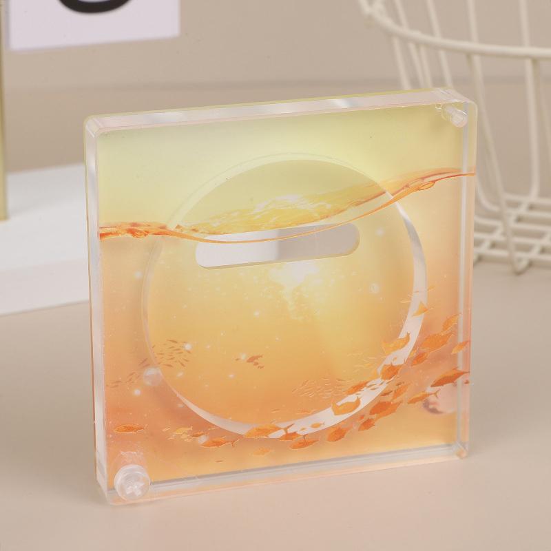 Цветной значок-дисплей, орнамент, акриловый значок серии CD, кирпичный дисплей, милый, полезный, стенд для значков, поклонники, преследующие его