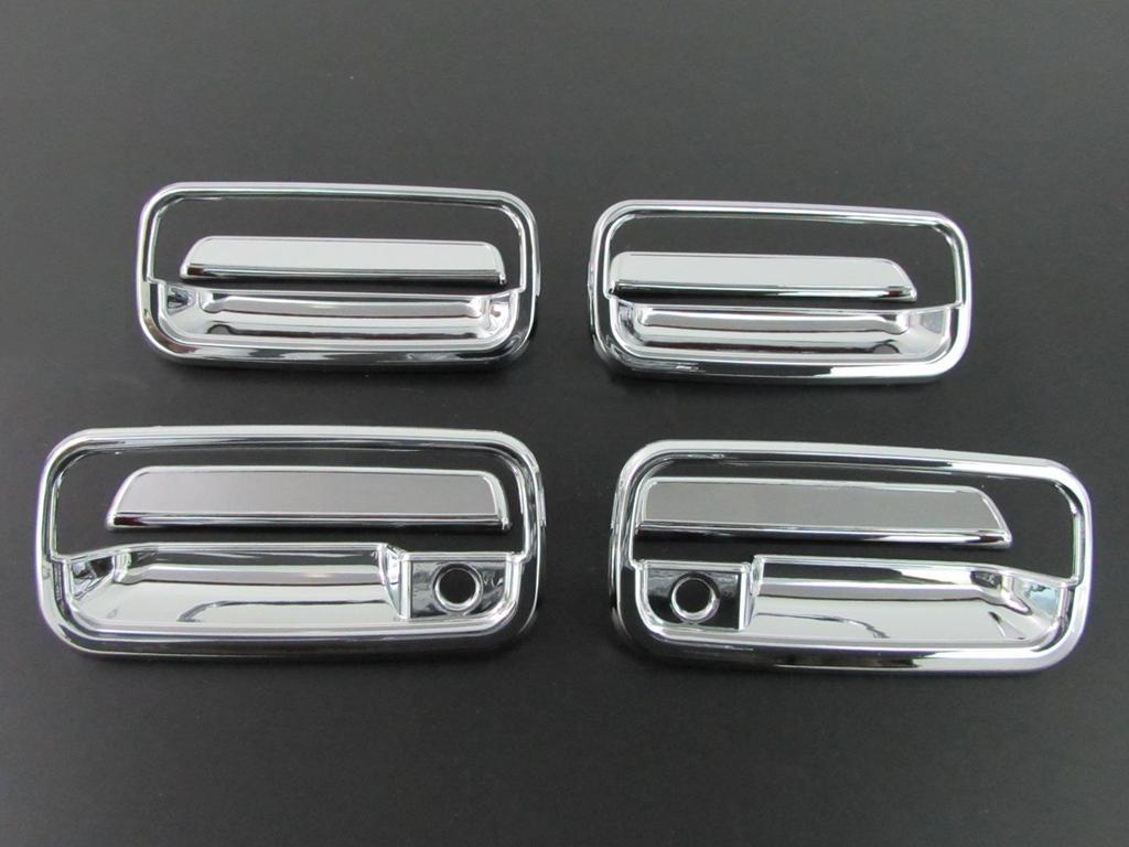 BRIGHTZ Chrome Door Handle Covers with Knob and Plate for Land Cruiser Prado 90 Series/95 Series [DHC-NOBU-211] 733