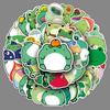 50 Small Frog Doodle Stickers Cartoon Animal Stickers Decorative Skateboard Water Cup Suitcase Stickers Waterproof