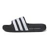 adidas Adilette 22 Slide черные белые унисекс кроссовки Core-Black Cloud-White IF3670
