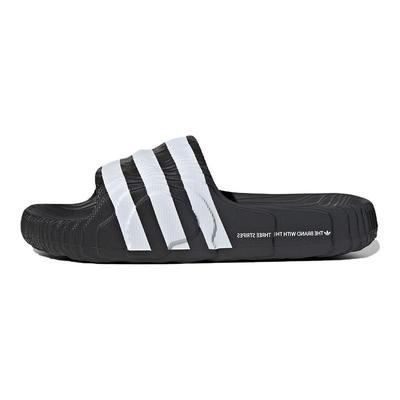 Adilette 22 Slide черные белые унисекс кроссовки Core-Black Cloud-White IF3670