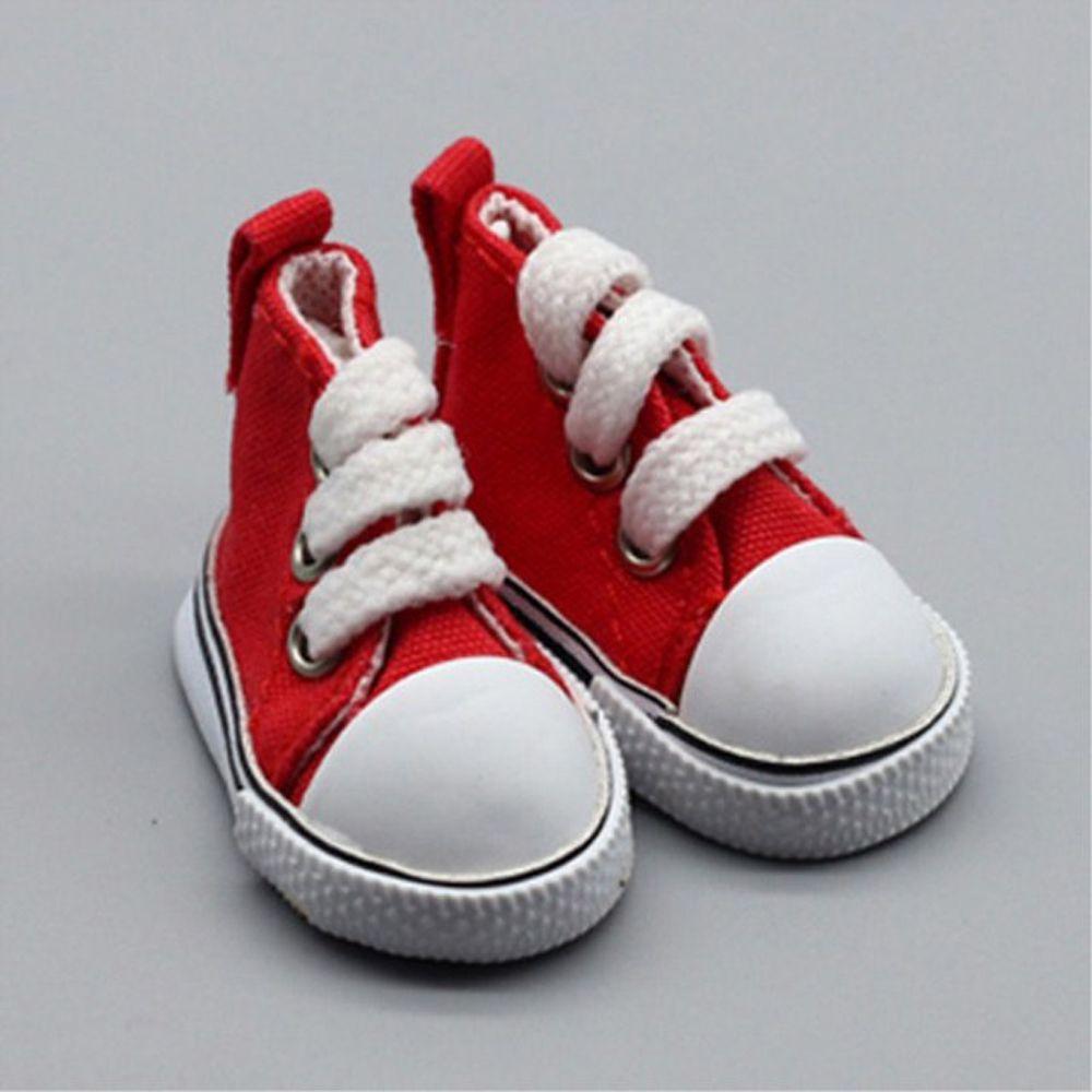 Toy 5cm Casual Shoes Mini Shoes 1/6 Dolls Doll Sneakers Doll Canvas Shoes Doll Shoes BJD Doll Shoes