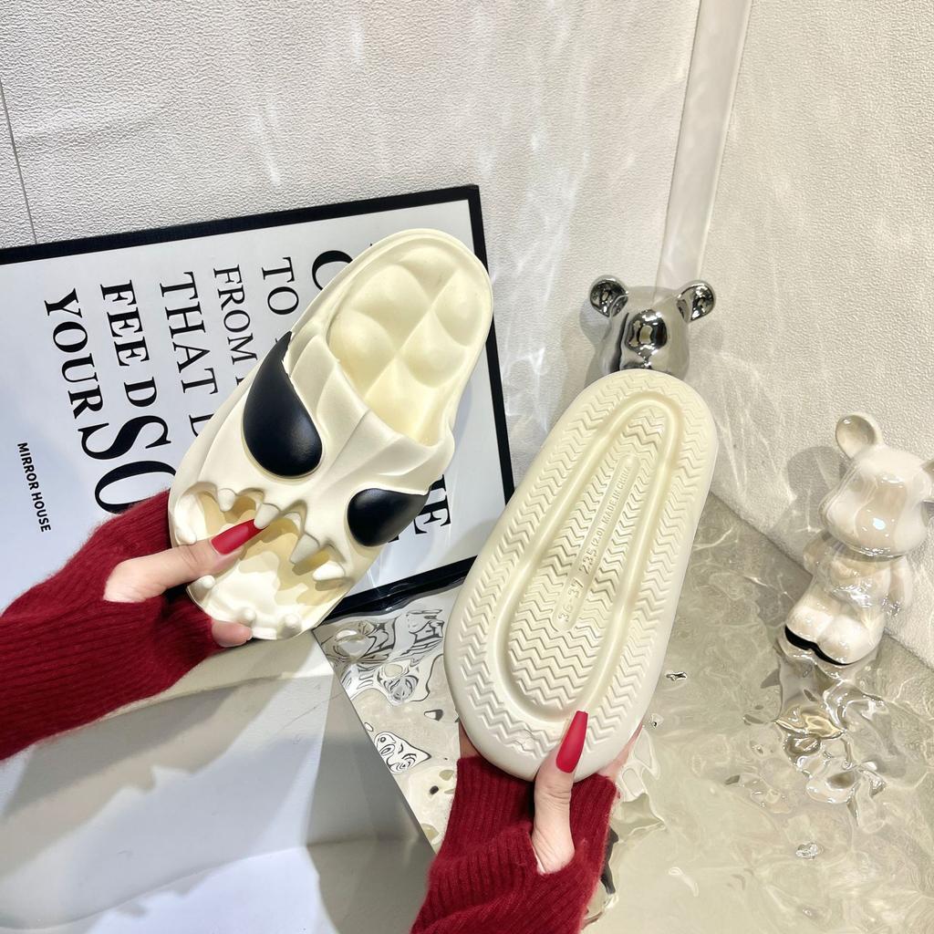 Тапочки с элегантным скелетным дизайном | Летние повседневные дышащие удобные | Выбор модных тенденций Европы