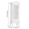 112 Dollhouse Miniature Cabinet Dollhouse Decoration Dollhouse Display Cabinet