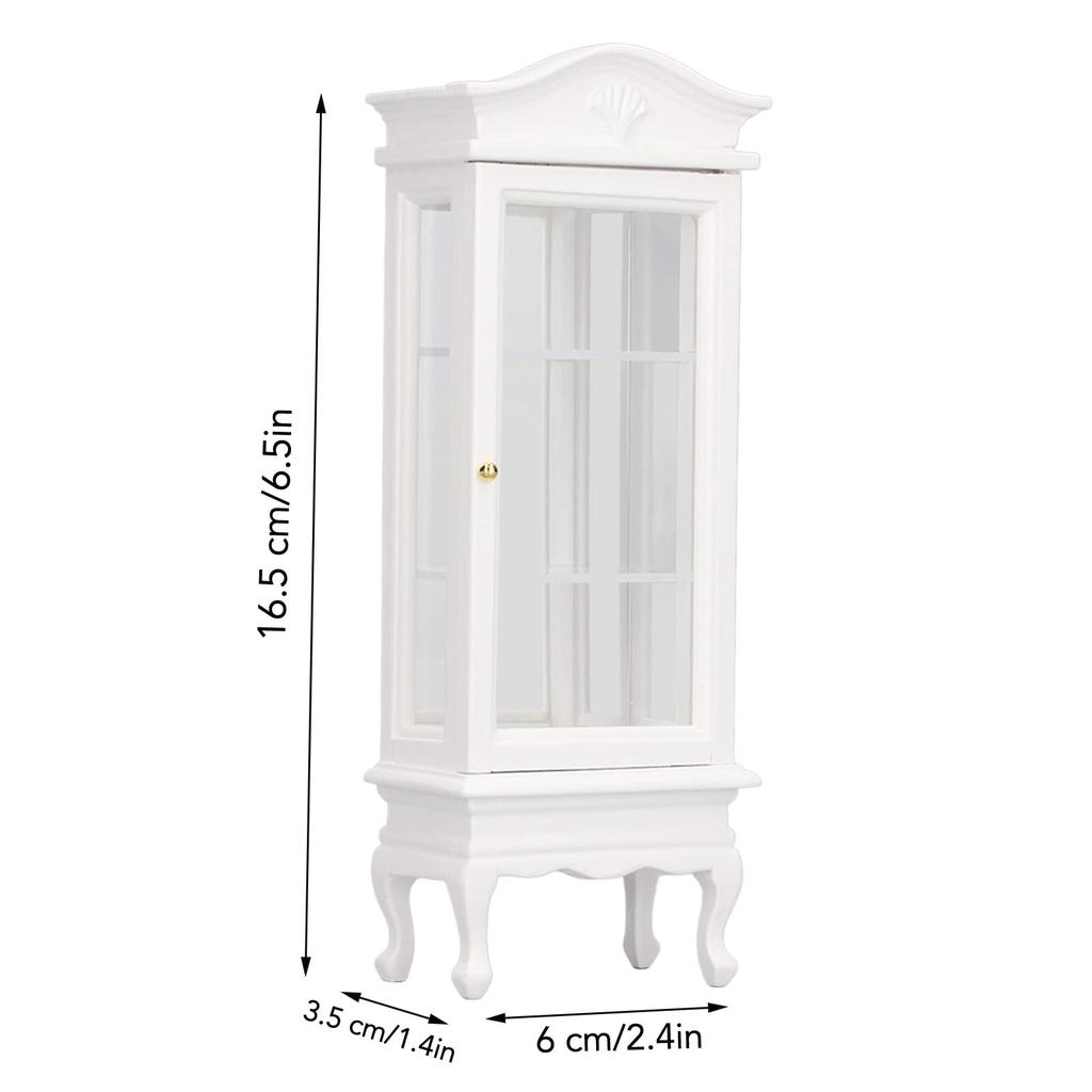 112 Dollhouse Miniature Cabinet Dollhouse Decoration Dollhouse Display Cabinet