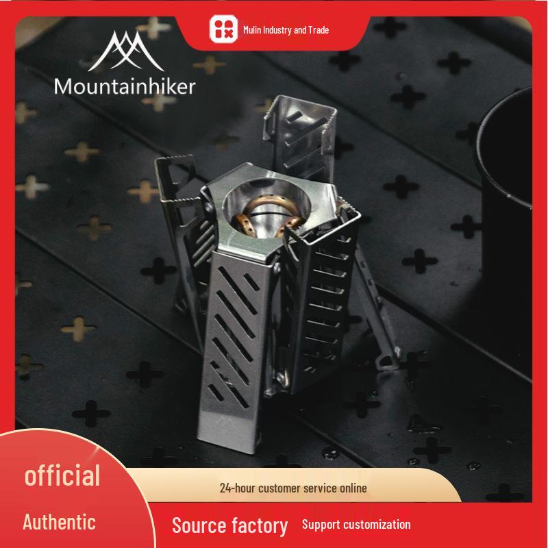 Hexagonal Portable Stainless Steel Camping Stove | Foldable Alcohol Stove
