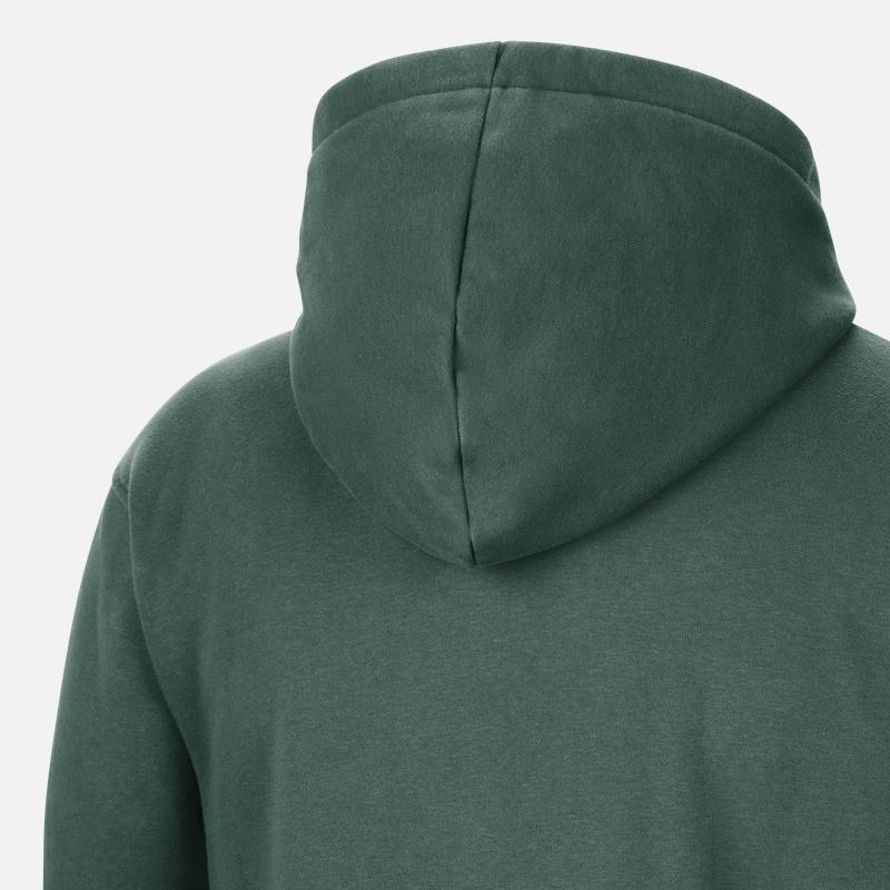 Nike Флисовый пуловер с рисунком НБА, мужская толстовка с капюшоном, зелено-зеленый DR2310-323