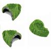 1pc Decorative Moss Artificial Resin Snake Rest Cave Reptile Cave Lizard Cave Tortoise Shelter