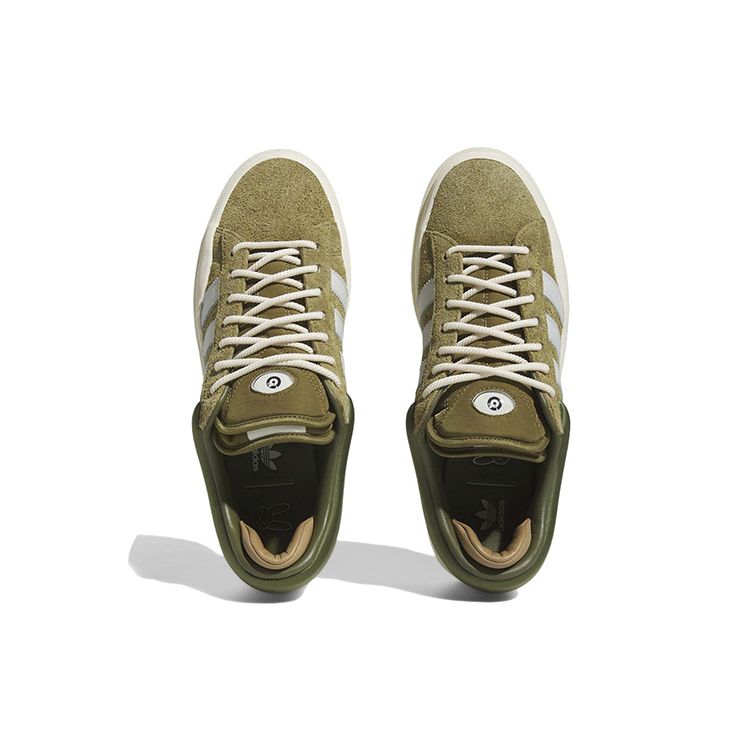 Кроссовки унисекс Bad Bunny x adidas Campus Wild Moss Зеленый Голубоватый Кремово-белый ID7950