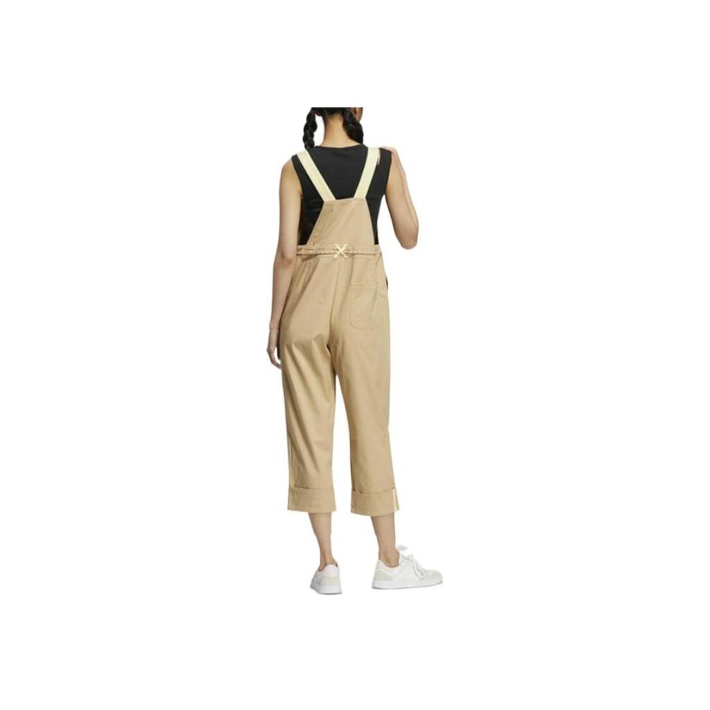 Adidas Neo Utility Jumpsuit With Belt Women Jumpsuit Beige HM2029