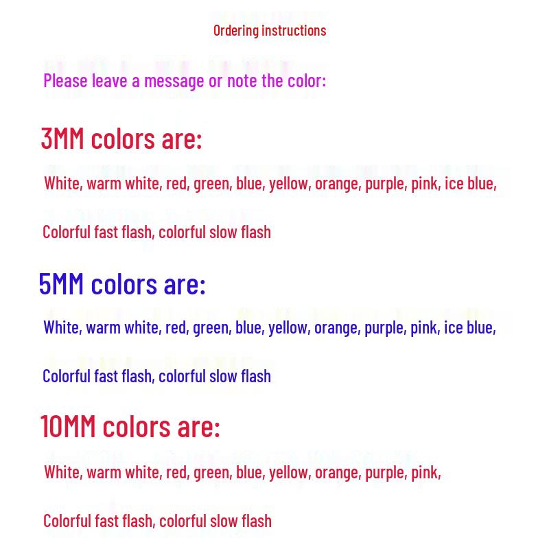 3.5MM Straw Hat LED Beads: High Brightness Indicator Light Bulbs for Architectural Models (3V, 5V, 12V, 24V; Yellow, Red, Green)