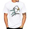Men T-Shirts Vintage Sport Cycling Print Boy Short Sleeve T-Shirt Old Bicycle Tops Mountain Bike Tees