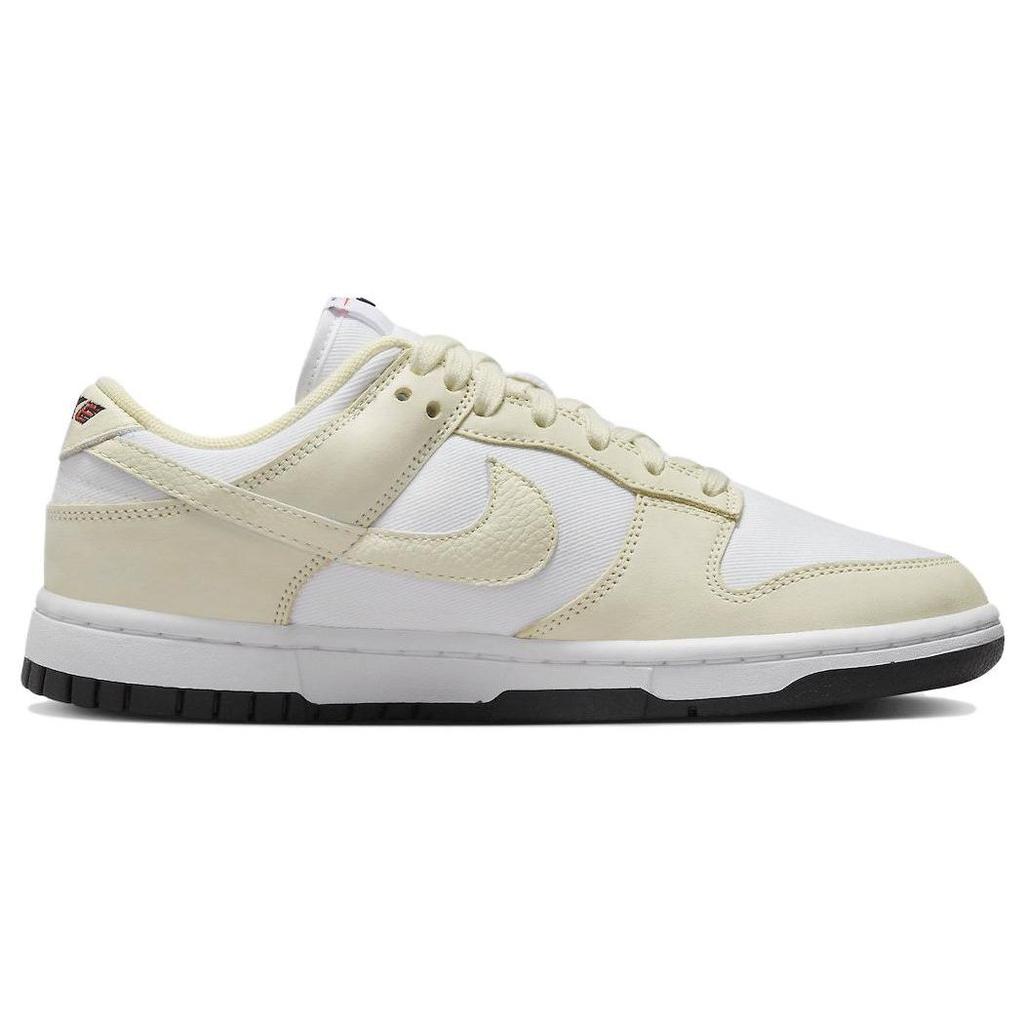 Nike Женские кроссовки Dunk Low LX Coconut Milk кремово-белые черные DZ2710-100