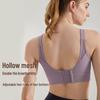 Женский ударопрочный спортивный бюстгальтер высокой интенсивности LAHN с красивой спинкой и цельной тонкой чашкой для бега и йоги