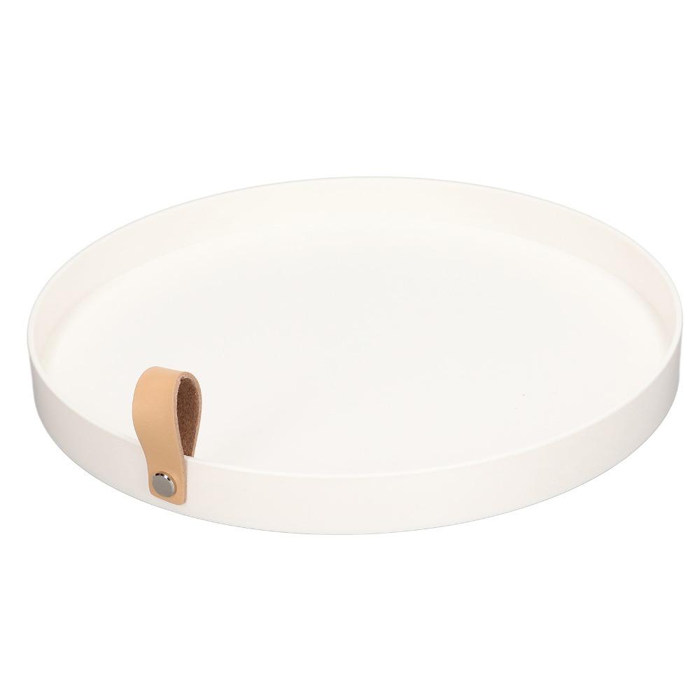 Waterproof ABS Vanity Tray Simple Jewelry Plate Serving Trays Jewelry Dish For Cosmetics