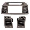 Front Center Dash AC Vents Radio Trim Bezel Air Conditioning Outlet Grill Panel Replacement for