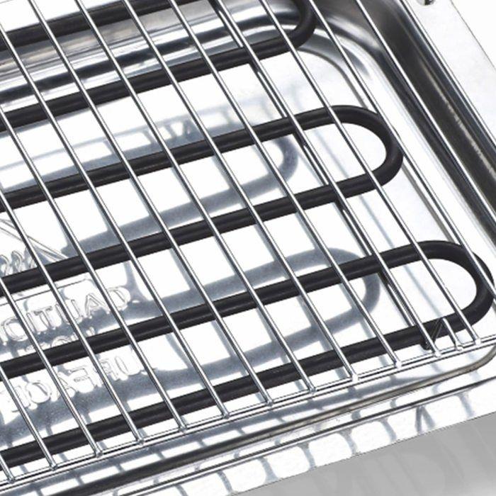Gril Électrique - Grillie - GR-200.006A - 2000 W - Inox - Amovible Pour Nettoyage Facile