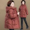 Куртка средней длины с толстой подкладкой, Пуховик, Женское зимнее пальто, Пуховик, Куртка с подкладкой