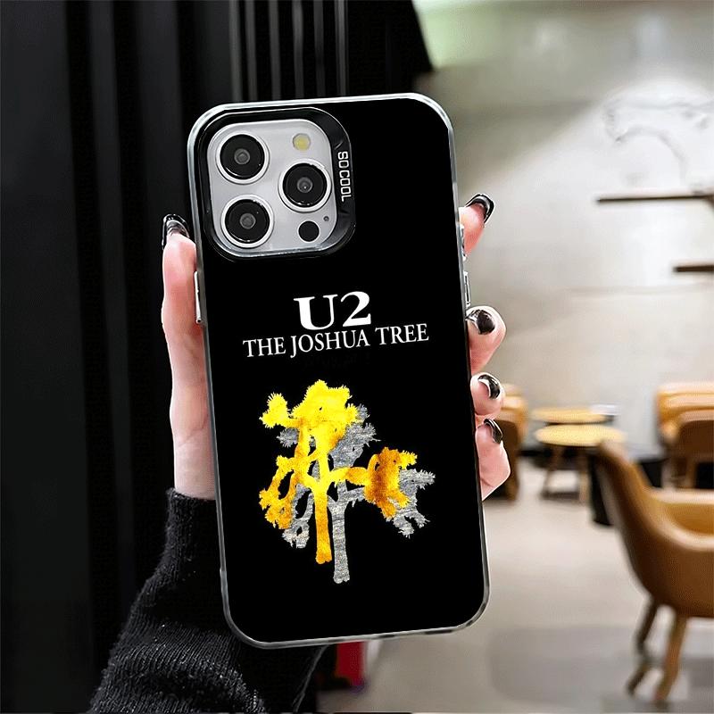 U-U2 Rock Band Shockproof Phone Case for iPhone 17 Air 16 16E 15 Pro Max 14 Plus 13 Mini 12 Back Cover Anti Fall Fundas