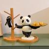 Подставка для хранения ключей в виде панды, органайзер для статуэтки панды из смолы, декоративный подставка для хранения панды, домашний декор для стола в гостиную, офис, кабинет