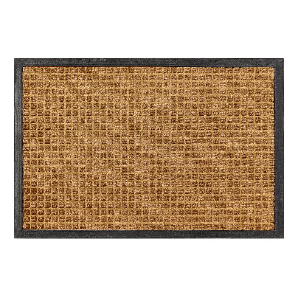 Полосатый полипропиленовый резиновый коврик для входа в дом - противоскользящий входной коврик для дома