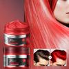 120g Colored Hair Clay (red) Styling Natural Fluffy Hair Wax