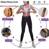 Pilates Rings Yoga Pilates Magic Circle Pilates Ultra Fit Exercise Resistance Fitness Toning Ring Workout Fitness Circles with Dual Grip Handles