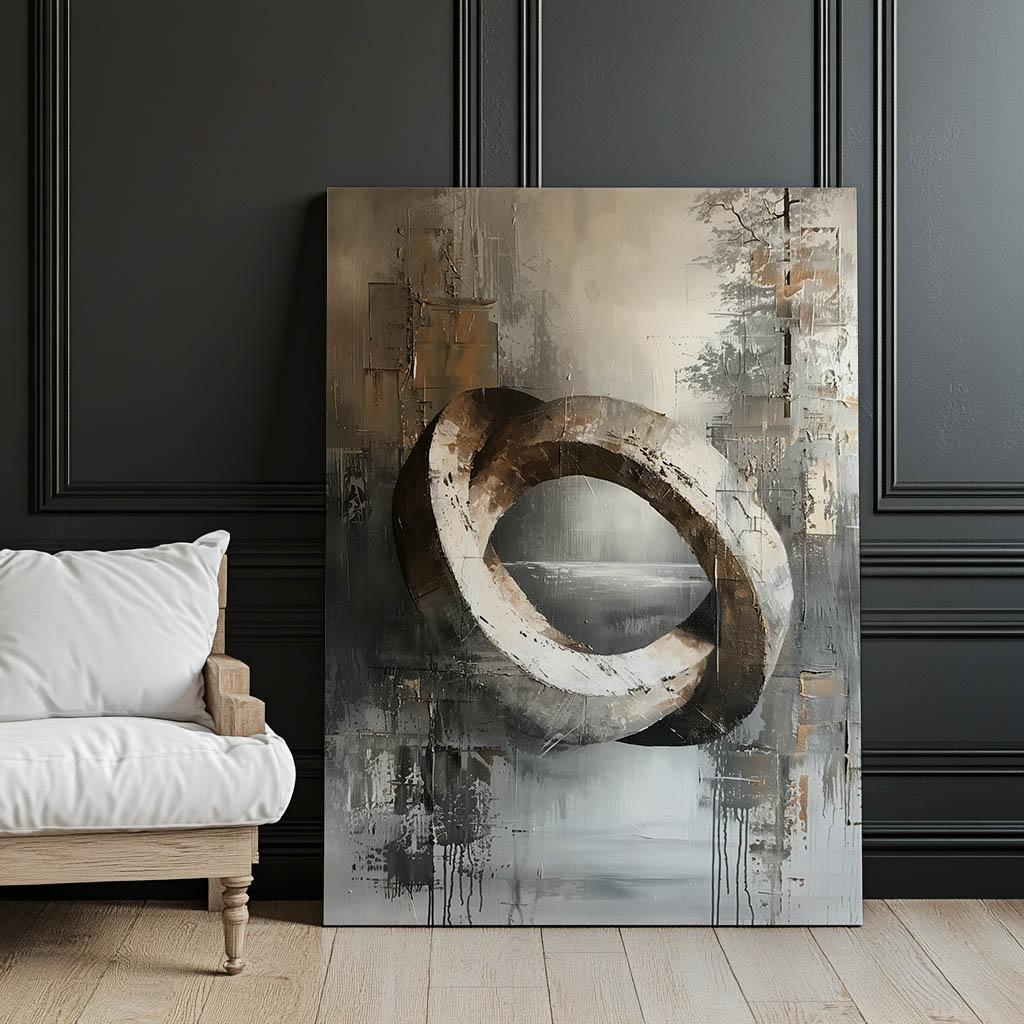 Pierścień Natury Pierścień Natury, 70X100 Cm, Rama Drewniana Ciemny Brąz, Papier Matowy 230 Gsm