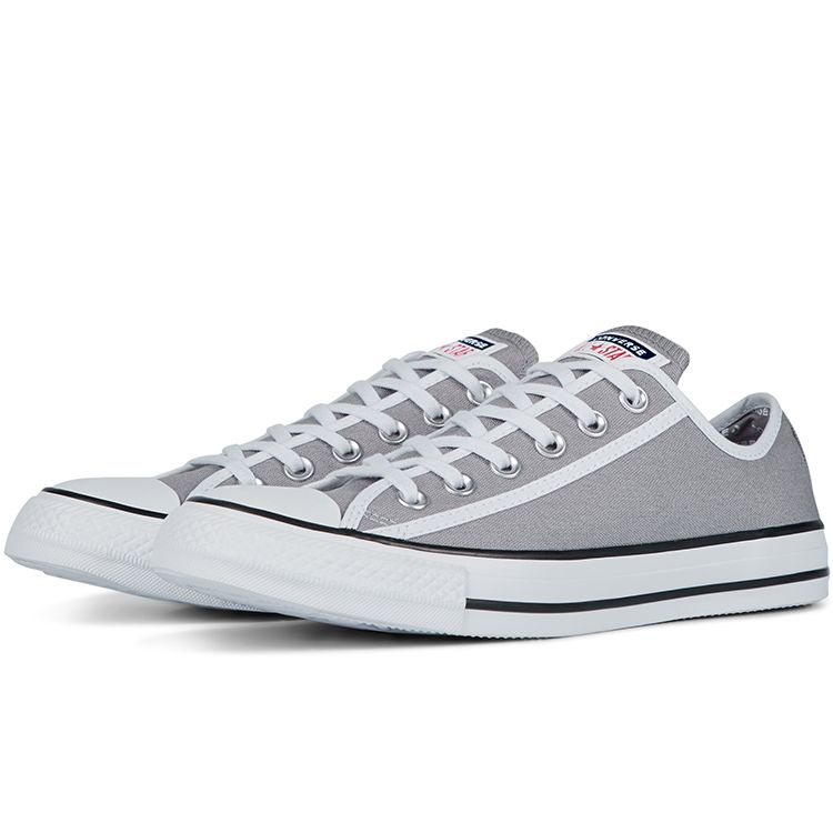 Converse Кеды Chuck Taylor All Star Gamer Низкие На шнурках Легкие из холста Унисекс Кроссовки Серые 163982C