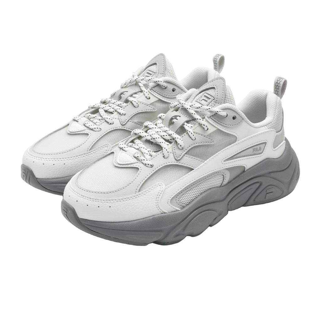 Fila Mars 1 Амортизирующие Низкие Повседневные Кроссовки Женские Бело-Серые F12W422107FWB