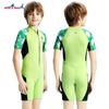 2.5MM Kids Short Sleeve One Piece Wetsuit Thermal Thick Swimsuit Surfing Snorkeling
