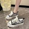 Холщовые туфли женские модные блестящие кроссовки на платформе из вулканизированной ткани дизайнерские летние повседневные спортивные кроссовки из холста обувь Zapatillas