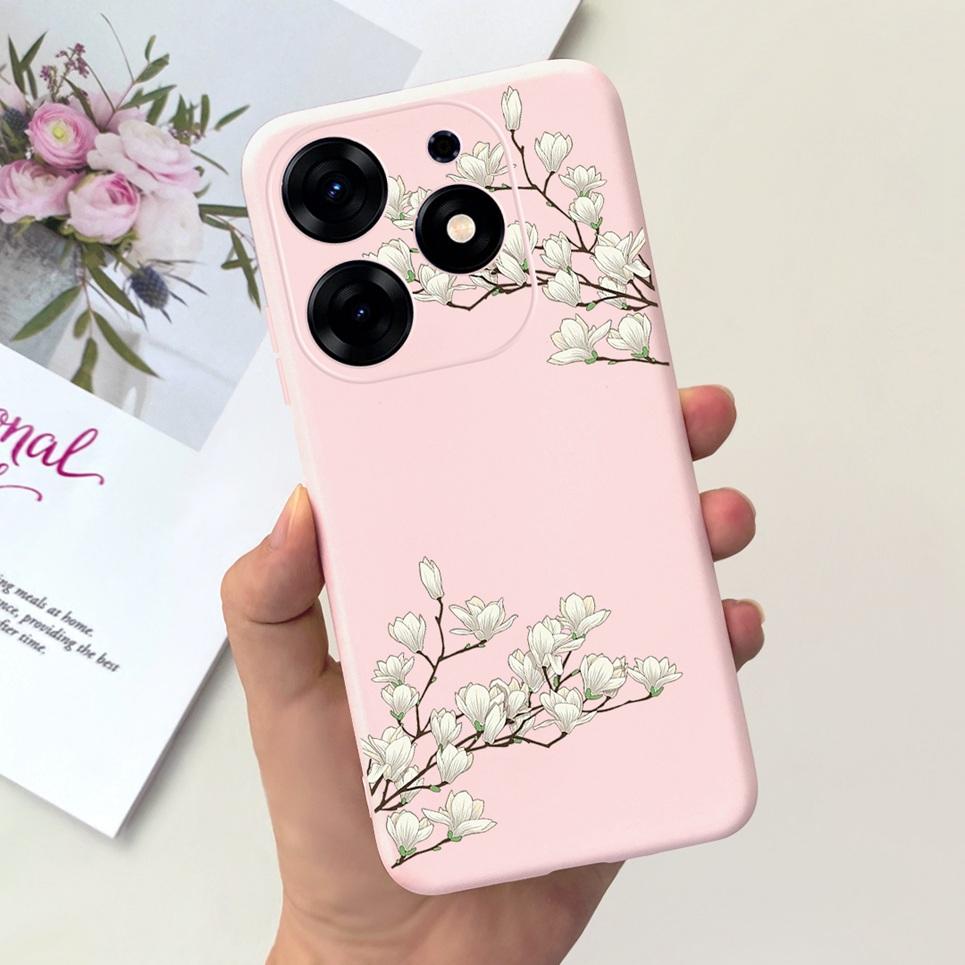 Для Tecno Spark 10 Pro 10C Spark 9 Pro 9T Spark 8C Spark 7 Чехол для телефона Черное Небо Луна Ночь Стильный Бампер Оболочка Жидкий Силикон