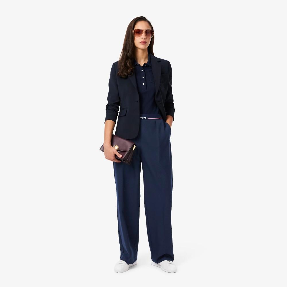 [lacoste] Women's Logo Banding Wide Pants HF8428-55N166