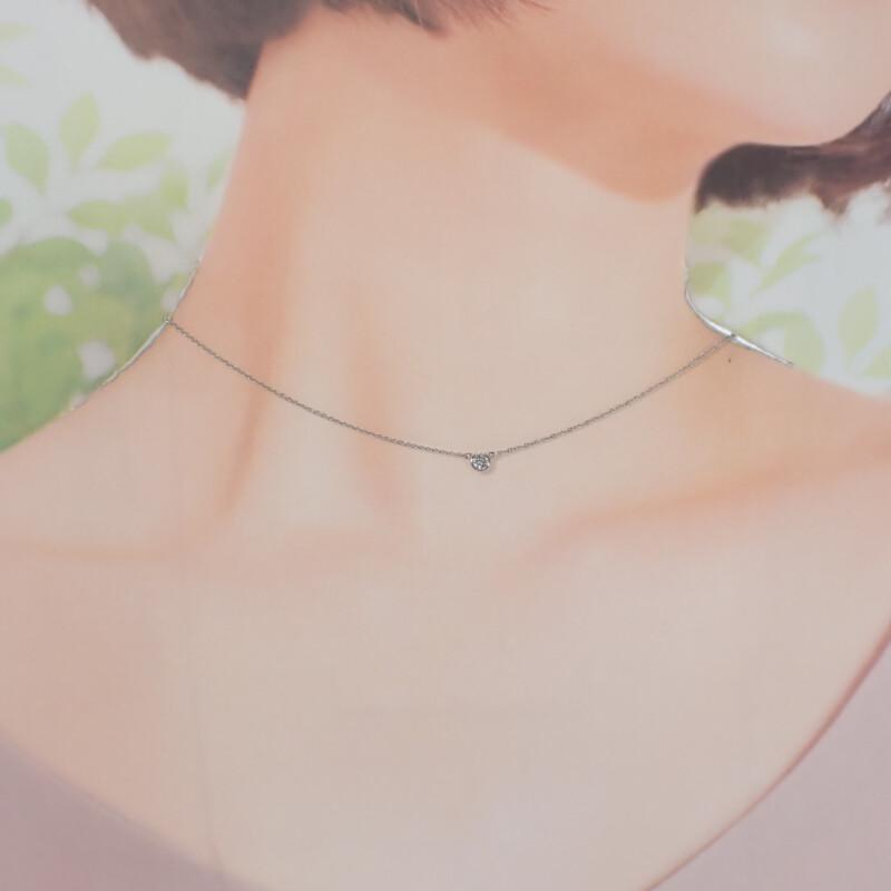 TIFFANY&Co.  Necklace Pt950Platinum/diamond Women