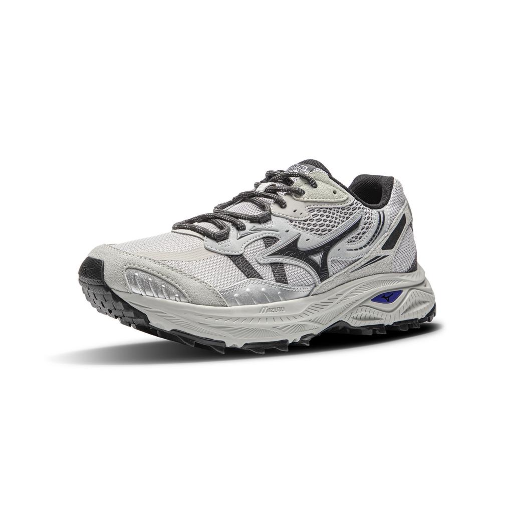 Mizuno Racer Adv Спортивные на открытом воздухе Прочные Нескользящая Толстая Подошва Удобные Низкие Кроссовки для Бега Унисекс Кроссовки Светло-серый D1GH241222