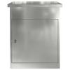 Parcel Drop Box Black 47.5 x 38 x 59 cm Galvanized Steel