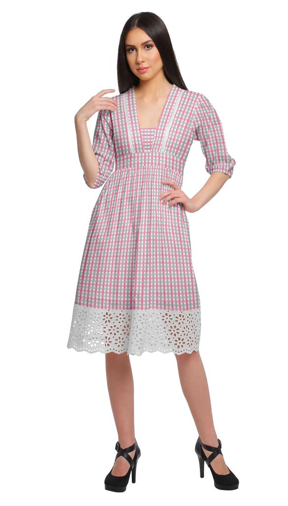 Moomaya Платье с коротким рукавом для женщин, вечернее платье из хлопка с принтом, повседневное